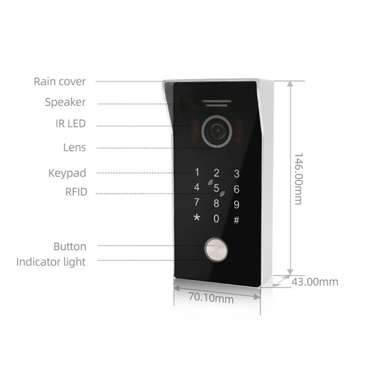 Wireless Doorbell With Camera